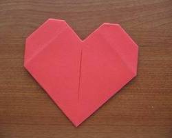 简单的心型折纸 心形折纸图解教程