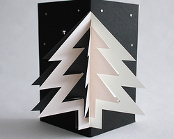 圣诞礼物送什么好 爱心DIY手工制作圣诞节卡片圣诞树贺卡制作
