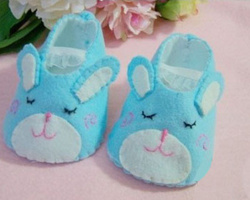 可爱小动物手工宝宝鞋制作方法 布艺软底宝宝鞋制作图解