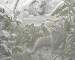 Jeff Nishinaka惊人的纸雕塑艺术作品欣赏