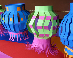 儿童纸灯笼制作方法 手工制作漂亮环保的纸灯笼