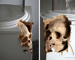 木头的解剖精致创意雕塑 不可思议的木雕作品欣赏