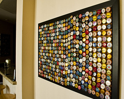 啤酒瓶盖子DIY的手工制作创意家居图片合集
