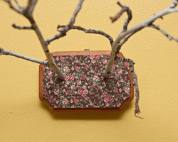 另类时尚的树枝墙面艺术装饰DIY制作步骤图解