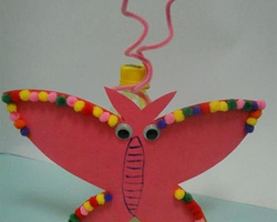 儿童卡纸手工制作DIY蝴蝶的做法