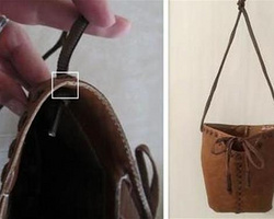 旧靴子旧物改造简单实用的diy手提包做法图解