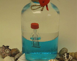 手工DIY一个漂亮的漂流瓶做法图解