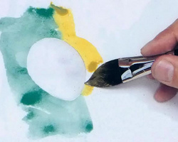 水彩画写生鸡蛋的详细画法步骤图解教程