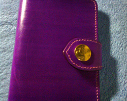 神秘紫色的护照包 漂亮的手工DIY护照包制作教程