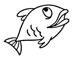 教你如何画大嘴鱼 有特点的大嘴鱼 