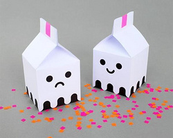 手工制作包装盒 DIY童趣无限酸奶包装盒的做法