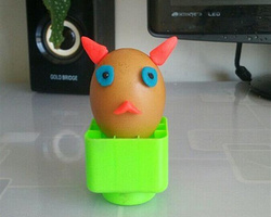教你用鸡蛋制作可爱漂亮的儿童手工小怪物玩具的步骤
