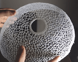 热熔胶胶棒手工DIY的3D效果灯罩做法教程