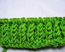 围巾编织双元宝针的织法详细步骤图解教程