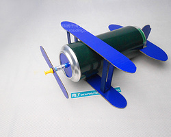 教你用废弃易拉罐制作有趣的DIY飞机模型
