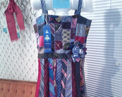 教你制作漂亮时尚的领带裙 DIY创意十足的布艺裙子
