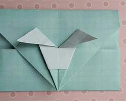 萌萌哒的小兔子信封折法 有趣的手工DIY折纸教程