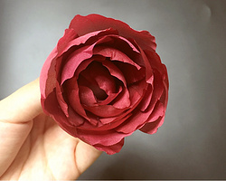 红玫瑰——红是朱砂痣烙印心口 布艺DIY花朵
