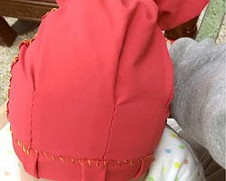 DIY布艺简单漂亮的手工宝宝帽的制作步骤图