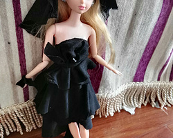 可爱性感娃娃衣 黑色连衣裙的做法教程