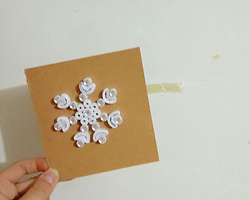 手工纸艺衍纸雪花圣诞节美美哒手工折纸教程