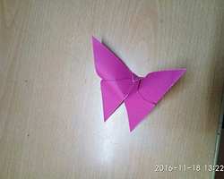 简单折纸大全图解 小蝴蝶折纸步骤教程