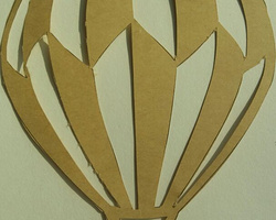 热气球纸雕简单雕刻步骤