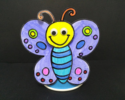 一次性纸杯的创意手工 可爱小蝴蝶的做法