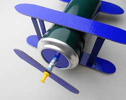 简单易学易拉罐手工品 小滑翔机的做法