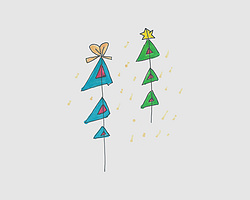 挂满礼物的圣诞树简笔画画法图片步骤