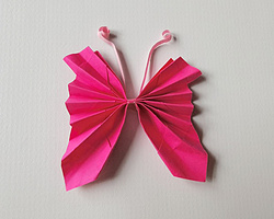 儿童简单的折纸方法 小蝴蝶一步一步折纸步骤