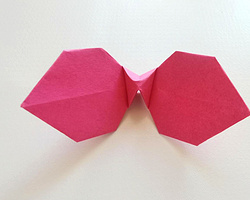 宝宝简单的DIY折纸方法 小蝴蝶结怎么叠纸方法与步骤
