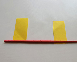 儿童简单又好做的折纸方法 小金箍棒折法教程