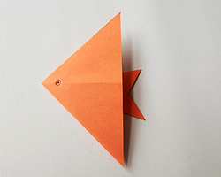 100个简单又好做的DIY折纸 小热带鱼折法步骤