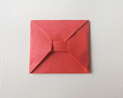 幼儿简单的手工折纸 小信封怎么叠纸步骤