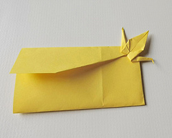 儿童简单又好做的折纸 小信封怎么叠纸过程