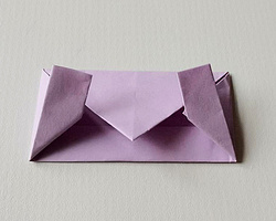 儿童最简单的手工折纸 小信封的折法教程
