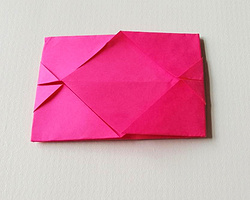 儿童最简单的DIY折纸 小信封的简单折法图解步骤教程