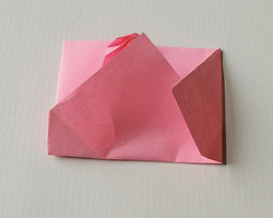 100个简单又漂亮的手工折纸 小信封折法图解