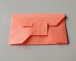 幼儿简单又好做的手工折纸 小信封怎么叠纸图片与步骤图解