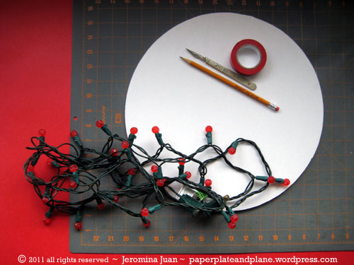 DIY手工制作浪漫的心形LED发光装饰灯简单图解教程