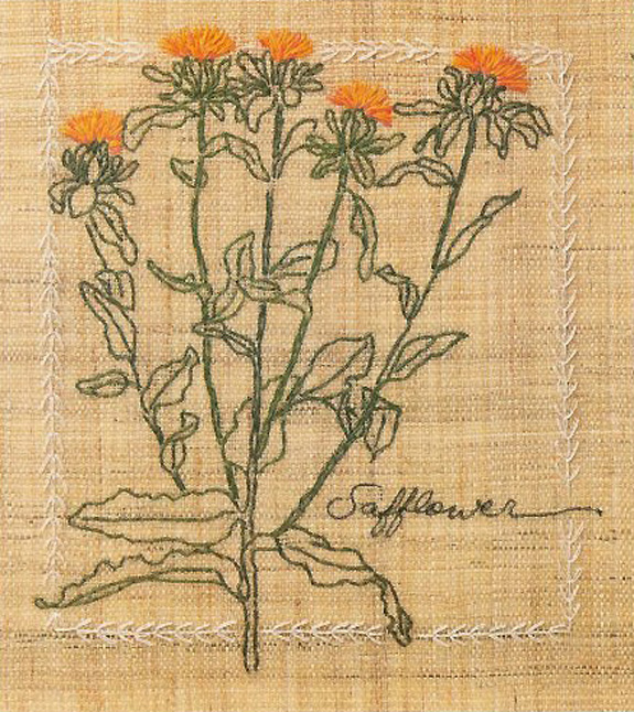 漂亮温馨的花卉、植物手工刺绣图案大全欣赏