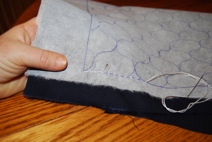 手工DIY刺子绣蜻蜓桌布的做法制作教程