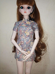 给芭比娃娃做简单裙子 叶罗丽旗袍DIY制作教程