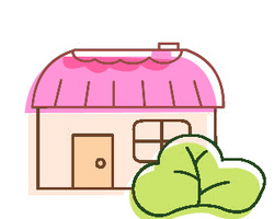 简笔画房子的画法(4)简笔画动画教程之粉色小房子的绘画分解步骤