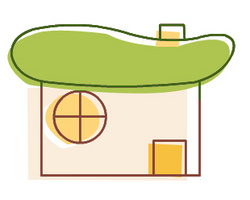 简笔画房子的画法(6)简笔画动画教程之小房子的绘画分解步骤