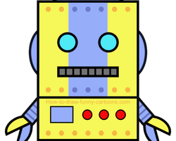 一步一步教你画机器人 怎么画简单的机器人