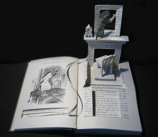 书本雕刻艺术作品欣赏