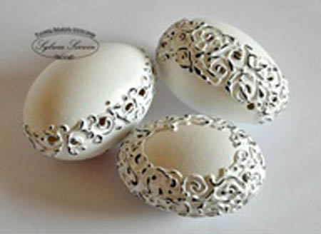 精美的蛋雕艺术 蛋壳雕刻教程详解