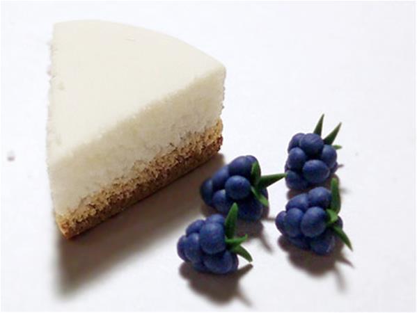 软陶蓝莓蛋糕的做法详细步骤图解教程